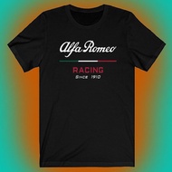 Alfa Romeo Racing Since 1910 Logo Men'S Black T-Shirt