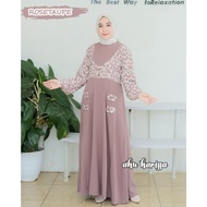 Sunflower Dress Ori Aku Karissa Gamis Sunflower Aku Karissa Terbaru Dr