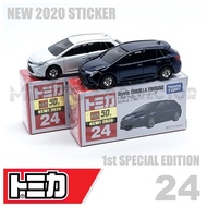 [พร้อมส่ง] รถเหล็กTomica ของแท้ Tomica No.24 Toyota COROLLA TOURING (มีสติ๊กเกอร์ First Lot 2020)