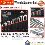 Venus Chrome Combination Wrench Spanner Sets 14pcs (8mm – 24mm) SP24