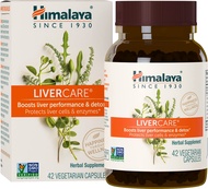 LiverCare for Total Liver Support, Cleanse and Detox, Protects Cells & Enzymes, 375 mg, 42 Capsules,