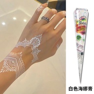 Henna Hand-Painted Cream India GOLECHA henna Cream Hand-Painted Tools White henna Tattoo Cream Water