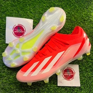 (COD AVAILABLE) ADIDAS CRAZYFAST.1 WHITE RED FG FOOTBALL SHOES