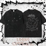 UNBR Digital 7-printed T-shirt ARIRANG WORLD TOUR Star track pattern retro trend music lovers