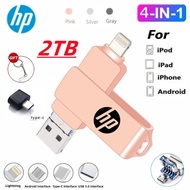 2TB 4 IN 1 USB3.0 OTG Flash Drive Metal Waterproof High speed 1TB 512GB 256GB Flash Disk  pendrive f