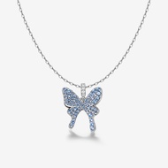 [With Box] HEFANG HEFANG Jewelry Sparkling Butterfly Clavicle Chain Premium Elegant Gift
