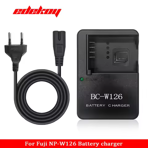 BC-W126 BCW126 Battery Charger Camera for FUJIFILM NP-W126S FinePix X-100F,X-T3,X-T2,X-A1,X-A2,X-E1,