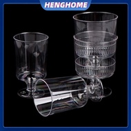 HENGHOME 10pcs Mini Disposable Cups Mousse Cup Pudding Cup Jelly Cup Small Wine Glass Aviation Cup G