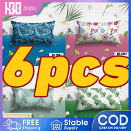 【Free Shipping 】Pillow Cases With Zipper 6pcs Punda With Zipper Sale Makapal Pillow Case Cover 6pcs 