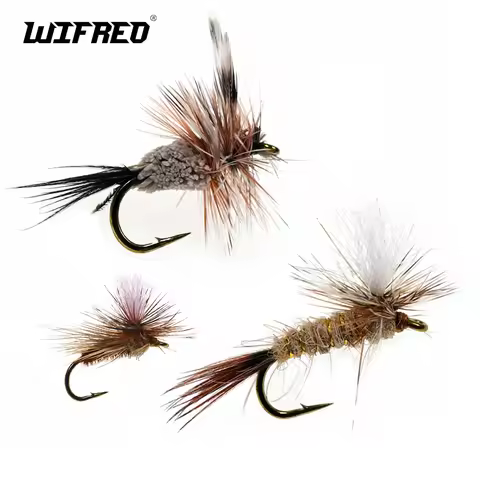 Wifreo 6pc Adams Series Flies Adams Parachute Irresistible Adams Fly Mayfly Caddis Dry Flies Fly Fis