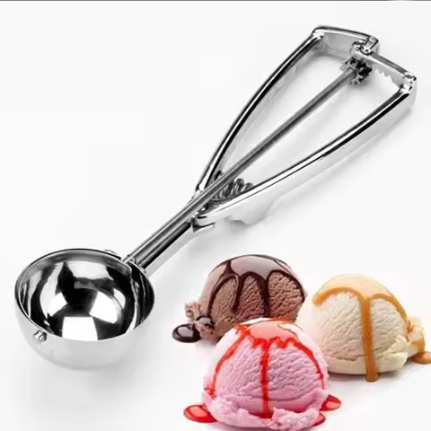 Simple Stainless Steel Digging Spoon Ice Cream Spoon Haagen Dazs Ice Cream Scoop Fruit Scoop Househo