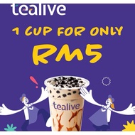 (FAST RESPONSE ) TEALIVE ✨REDEEM RM5 ONLY PER CUP✨ ‼️LIMITED VOUCHER‼️