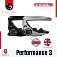 G7th Performance 3 Guitar Capo, Silver/ Black