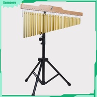 Sunnoony Bar Chimes ขาตั้งสามขาตีระฆังแบบปรับได้สำหรับของขวัญวันเกิดฝึกหัดในห้องเรียน Alat Peraga Me