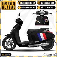 Tem Xe Klara S Vinfast Mẫu Cờ Đức Italy Pháp Performance | KLARAS-15 | Team Decal Rời Hình Dán Xe Má