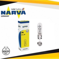 17037 Narva 12V 1.2W W2 X 4.6D W1 2W Conventional Interior Light Bulb / Plastic Base Light Bulb for 