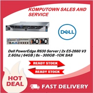 Dell PowerEdge R630 Server E5-2660 V3 Up to 128GB RAM 2.4TB 10K SAS HDD - Premium Business Server