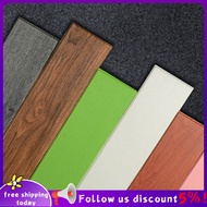 Se7ven+✨PVC skirting self-adhesive wood grain wall stickers living room waterproof floor stickers wa