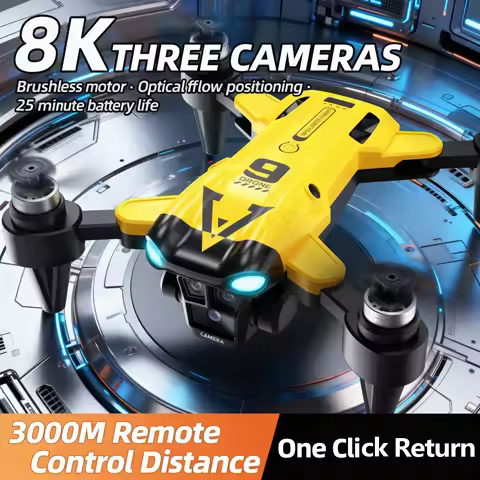 New B9 Pro RC Drone 4K 1080P Wide Angle Dual HD Camera Foldable Quadcopter WiFi FPV Altitude Hold, L