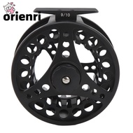 ORIENRI Fly Fishing Reel, 9/10 WT Zinc-aluminum Alloy Casting Fly Reel, Portable 3 Bearings Left Rig