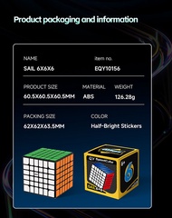 6x6 Cube Qiyi Warrior 6x6 Magnetic Magic Cube Stickerless Professional Fidget Toys Qiyi 6x6 Warrior 