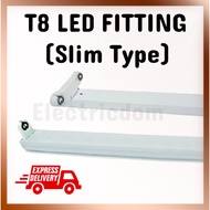 60PCS - T8 SLIM TYPE 2FT & 4FT LED FITTING LED CASING , ( NIPIS T8 LED FITTING) 2FEET & 4FEET