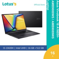 ASUS A1605V-[AMB9088WS Black / AMB9089WS Silver] Laptop (i5-13420H,16GB,512GB,16",W11)
