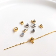 18 K gold neck chain, 14 K gold