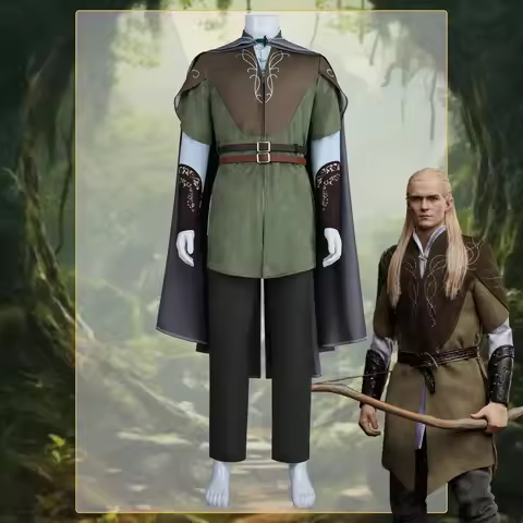 The Elf Prince Full Set With Cloak Lord of the Rings The Fellowship of the Ring Legolas Cosplay Cost