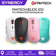 Fantech Gaming Mouse Helios XD3 with PixArt 3335 Sensor, Dual Connection