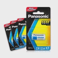 Panasonic 國際牌 CR123A 一次性3V鋰電池(4顆入-藍卡公司貨) 相容 K123LA,EL123AP,DL123A