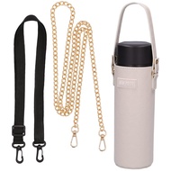 Riotona Water Bottle Cover, Water Bottle Case with 3 Interchangeable Straps, 480ml/500ml Capacity (M