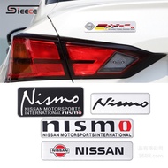 Sieece NISMO Metal Emblem Badge For Nissan NV200 Note Qashqai Sylphy Kicks Serena NV350 X-Trail Elgrand NavaraCar Stickers Auto Decal