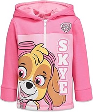 Paw Patrol Skye Toddler Girls Fleece Half-Zip Sweatshirt Pullover Hoodie Blue 2T