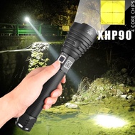 XHP90 LED Torch XLamp Zoom Flashlight XHP70.2 USB Rechargeable Waterproof Lamp use 18650 26650 batte