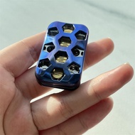 new Fashion Hollow Metal Fidget Slider Personalized EDC Fidget Toy Fun Infinite Position Push Haptic