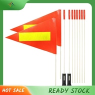 [luxiang.] Bike Safety Flags(2 Pieces) with 6-Feet Adjustable Pole- Polyester Waterproof Tear-Resist