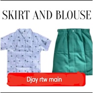 Blouse and Skirts (Type A cadet uniform) scouts uniform Katrina fabric