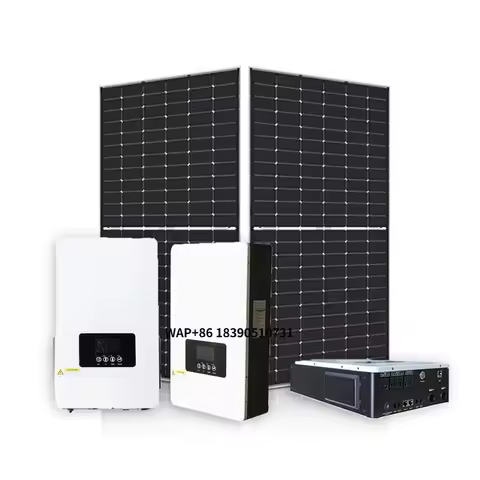 50/60HZ Hybrid Solar System Inverter 5KW 6KW 8KW 10KW Monocrystalline Solar Panel