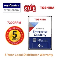 Toshiba MG Series SATA Enterprise 8TB 7200RPM Internal 3.5 HDD - 5 Year SG Distributor Warranty