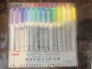 Zebra Mildliner 螢光筆 25色套裝