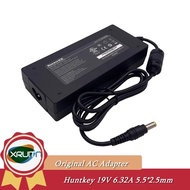 New Genuine Huntkey 19V 6.32A 120W HKA12019063-6B 6C Laptop AC Adapter Charger for Intel NUC NUC6i7K