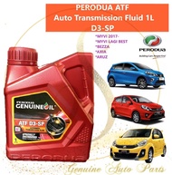 (100% Original) New Packing Perodua AUTO TRANSMISSION FLUID ATF OIL SP3 SP-3 Gear Oil 1L (Last Up to