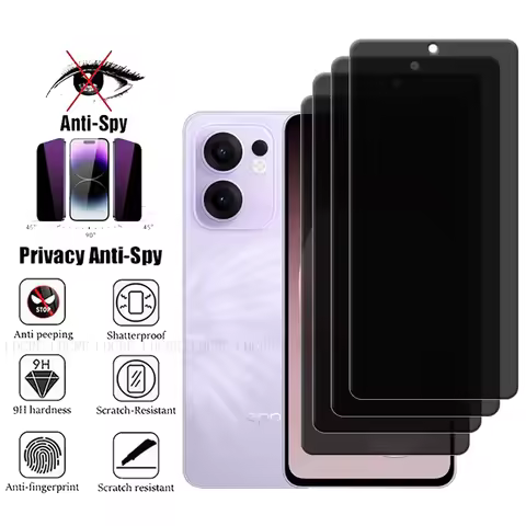 4Pcs For Reno 13F Glass OPPO Reno 13F Reno13F Screen Protector 9H HD Phone Protective Privacy Anti-S