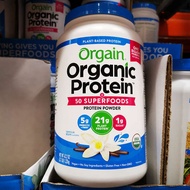 Orgain Protein Powder Organic Protein Powder 1200g Vanilla Flavor