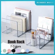 Desktop Book Rack Table Books Stand Holder Bookend Organizer Plastic Bookshelf Desk Book Shelf Rak Buku Meja Rak Kayu