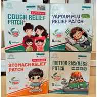 《PROXIMA》1)Vapour Flu Relief Patch 2)Far Infrared Cough Relief Patch 3)Stomach Relief Patch 4)Motion