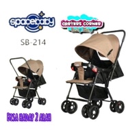 terbaru !!! stroller space baby reversible stir 2 arah sb 6212 ukuran