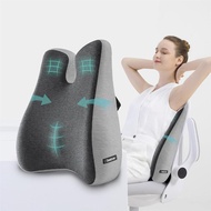 Office Chair Cushion for Back Pain Relief Memory Foam Ergonomic Lumbar Support Pillow for Car/Computer Gaming Chair/ Recliner/Couch