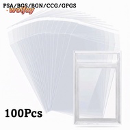 YOLANDA 100 Sheets PSA BGS Card Brick Film, Waterproof Strong PSA BGS Slab Sleeve,  Durable Transpar